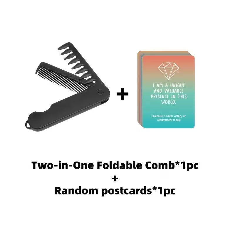 Foldable Comb for Men And Boys