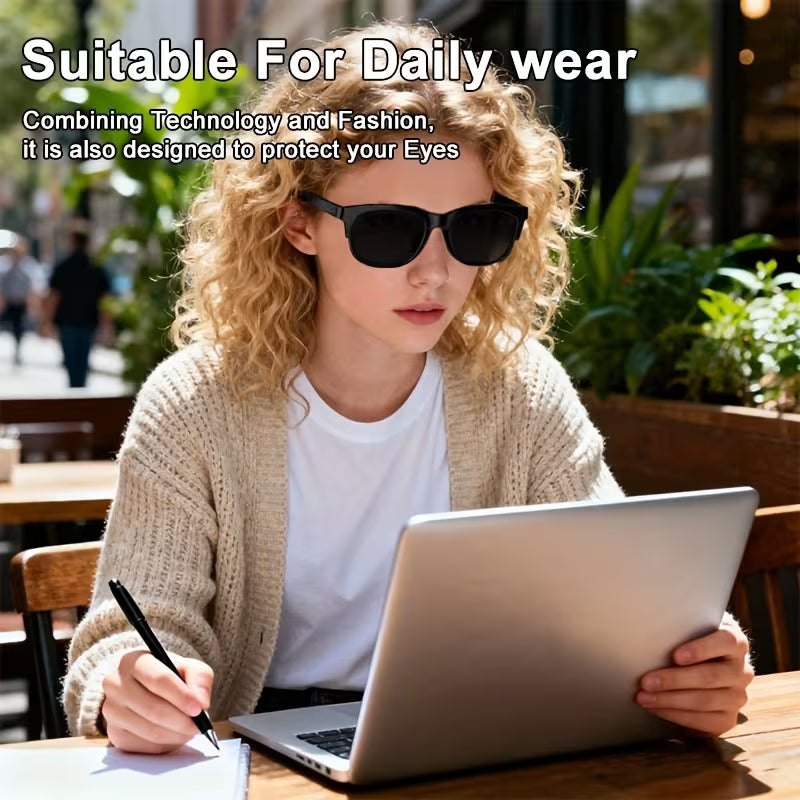 Smart Fashion Glasses, Supporting Touch Control, with Built-In Microphone And Speaker