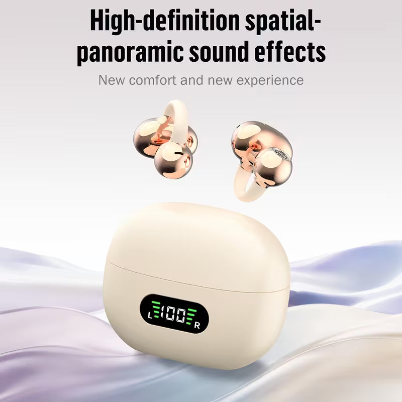 Wireless Open Earbuds, OWS Clip On Earphones