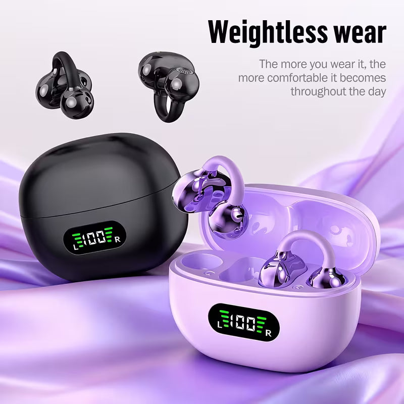 Wireless Open Earbuds, OWS Clip On Earphones