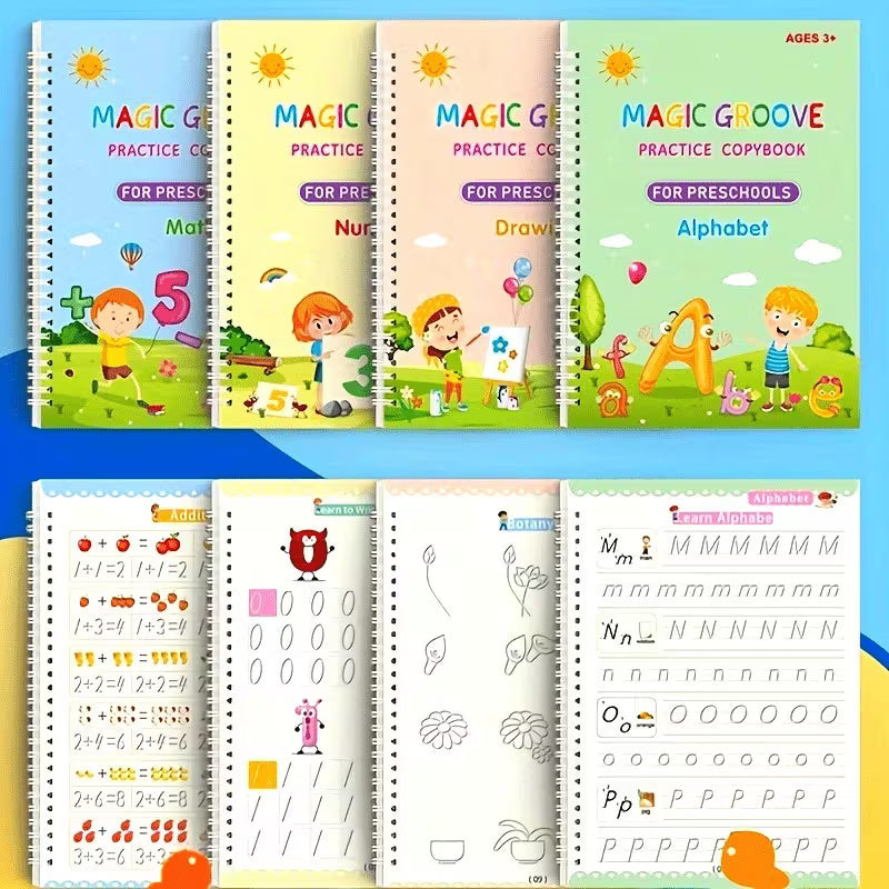 10pcs Refillable Pen Set and 4pcs Magic
