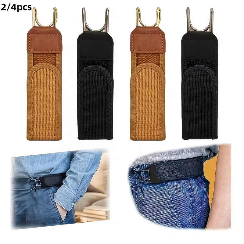 Tactical Hook Elastic Belt - Buckle-Free Invisible Waist Closure