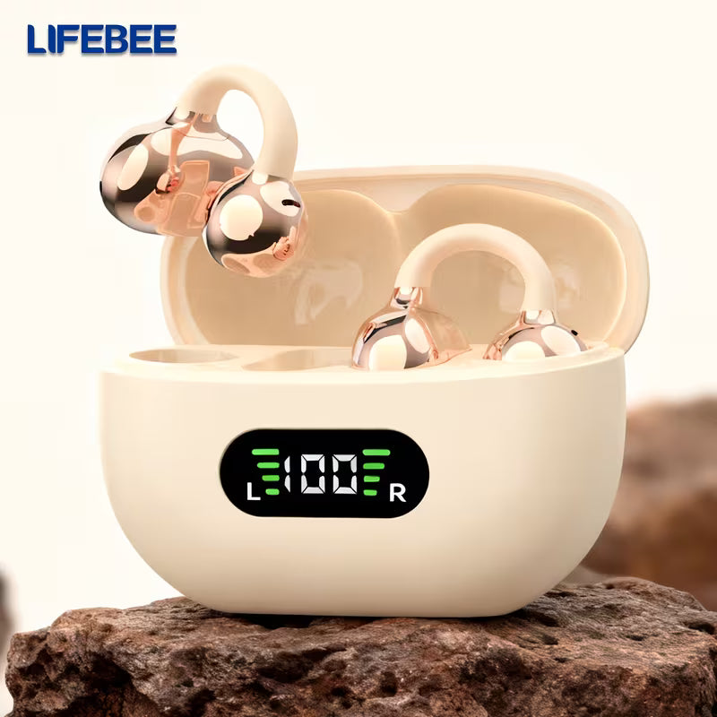 Wireless Open Earbuds, OWS Clip On Earphones