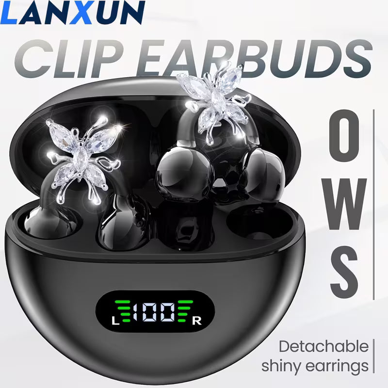 Wireless Open Earbuds, OWS Clip On Earphones