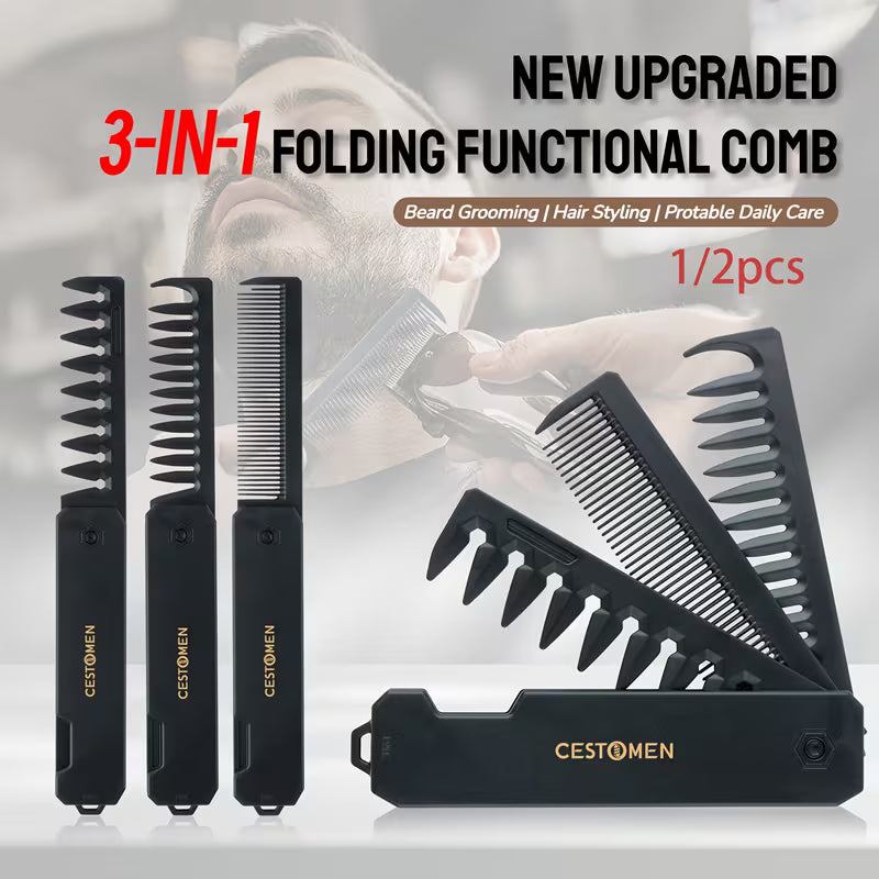 Foldable Comb for Men And Boys