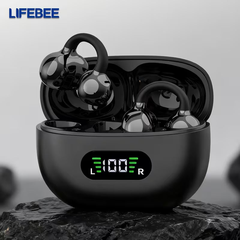 Wireless Open Earbuds, OWS Clip On Earphones