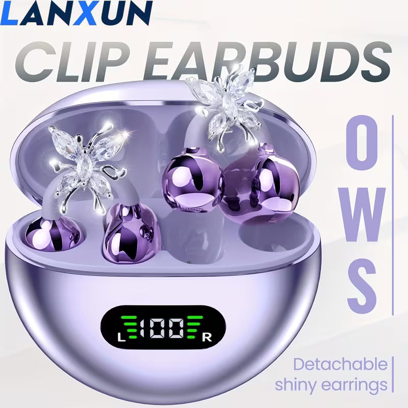 Wireless Open Earbuds, OWS Clip On Earphones