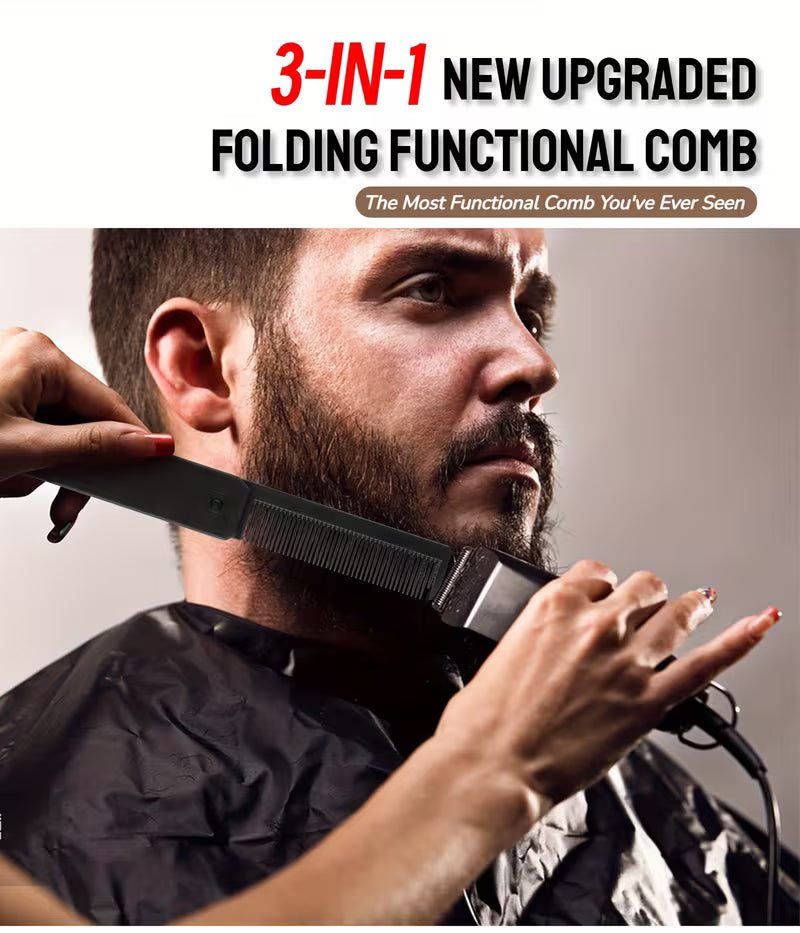 Foldable Comb for Men And Boys