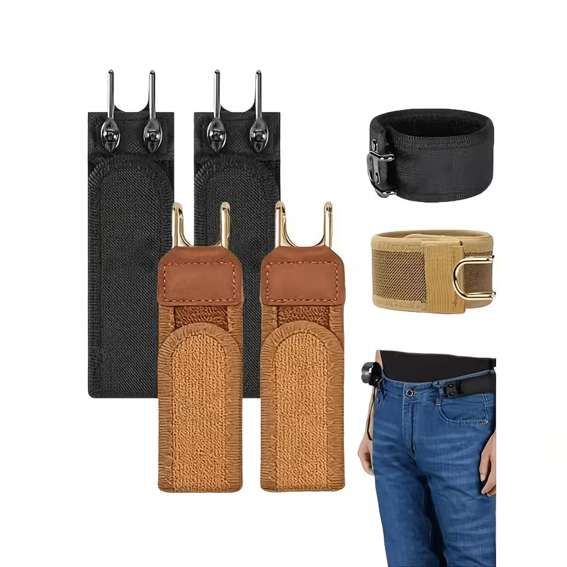 Tactical Hook Elastic Belt - Buckle-Free Invisible Waist Closure