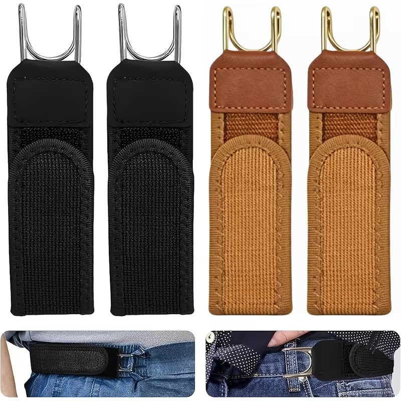 Tactical Hook Elastic Belt - Buckle-Free Invisible Waist Closure